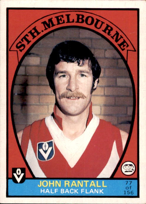John Rantall, 1978 Scanlens VFL