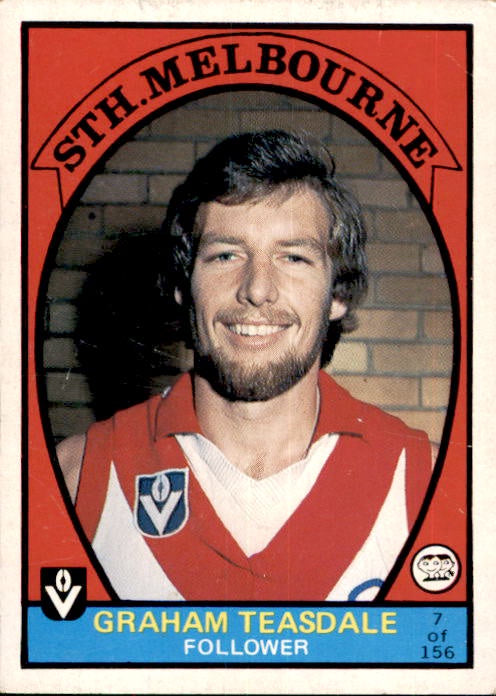 Graham Teasdale, 1978 Scanlens VFL