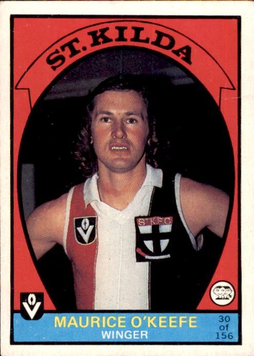 Maurice O'Keefe, 1978 Scanlens VFL