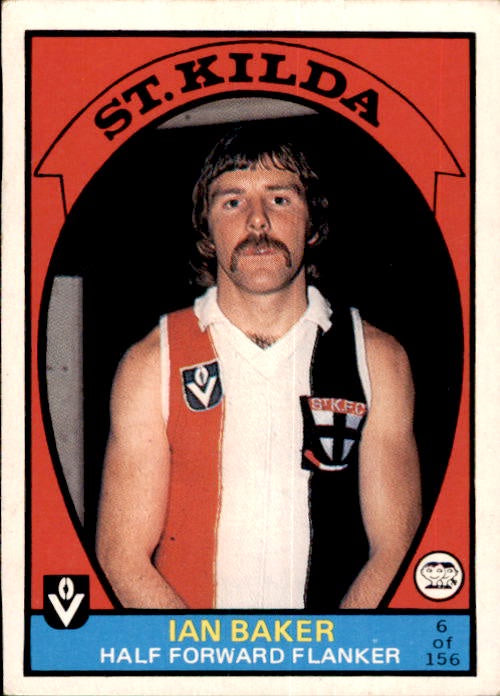 Ian Baker, 1978 Scanlens VFL