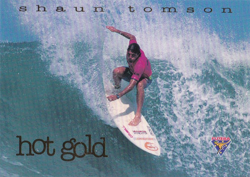 Shaun Tomson, Hot Gold, 1995 Futera Hot Surf