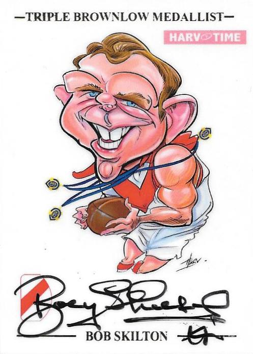 Bob Skilton, HarvTime Signature Series card Limited Edition #'d to 68