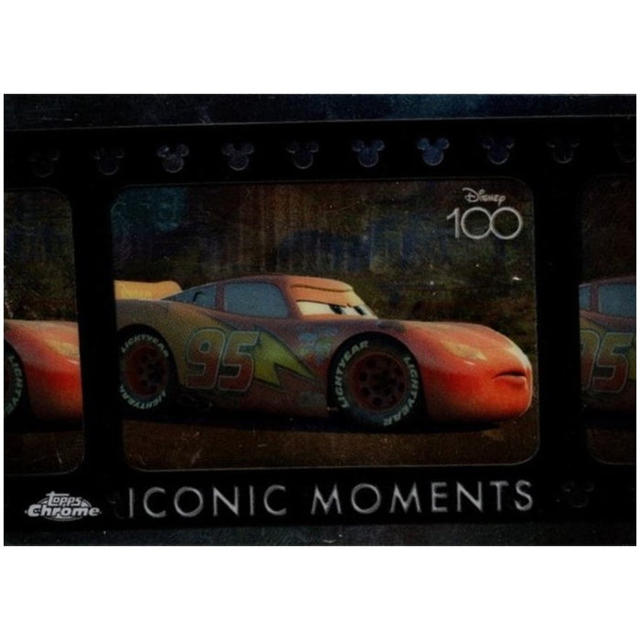 Lightning McQueen, Iconic Moments, 2023 Topps Chrome Disney 100