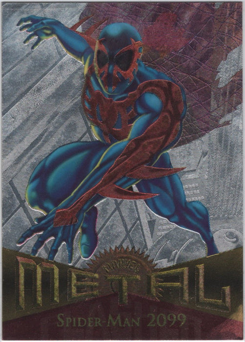 Spider-man 2099, #53, Silver Flasher Parallel, 1995 Marvel Metal Universe