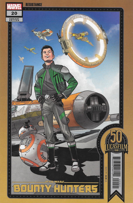 Star Wars Bounty Hunters #20 Comic, LucasFilms 50th Anniversary Variant