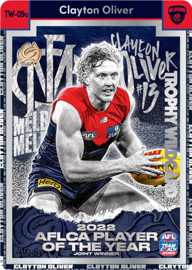 Clayton Oliver, Silver Trophy Wildcard, 2023 Teamcoach AFL