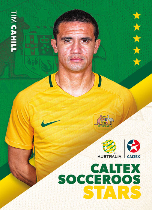 Caltex Socceroos Stars Set of 8 cards, 2018 Tap'n'play Soccer Trading Cards