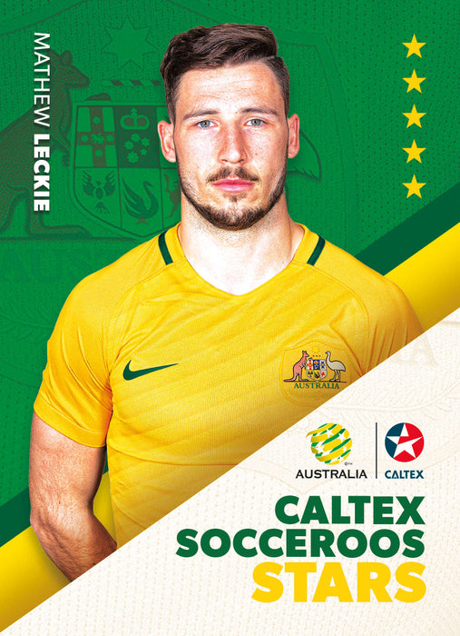 Mathew Leckie, Caltex Socceroos Stars, 2018 Tap'n'play Soccer Trading Cards