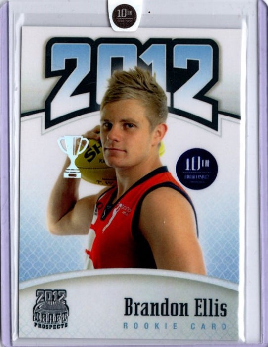 Brandon Ellis, Premiership Player, 2012 Top Prospects 10th Anniversary RC, 09/10