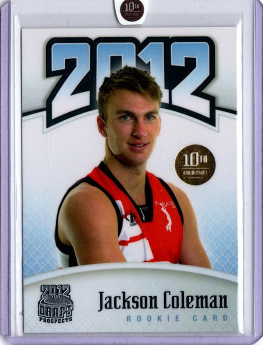 Jackson Coleman, Fraser Dale. 2012 Top Prospects 10th Anniversary RC, 07/10.