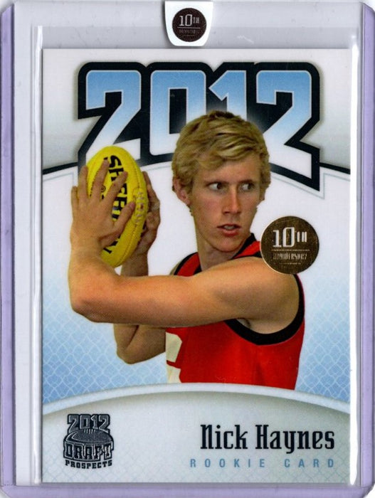 Nick Haynes, 2012 Top Prospects 10th Anniversary RC, 06/10
