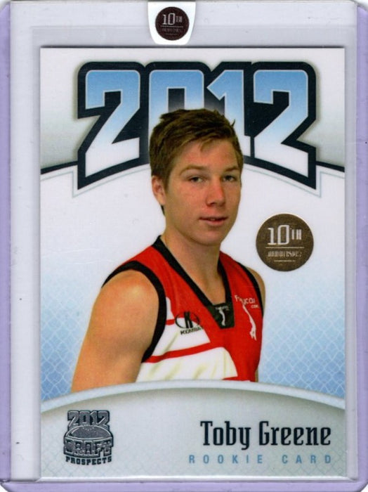 Toby Greene, 2012 Top Prospects 10th Anniversary RC, 05/10