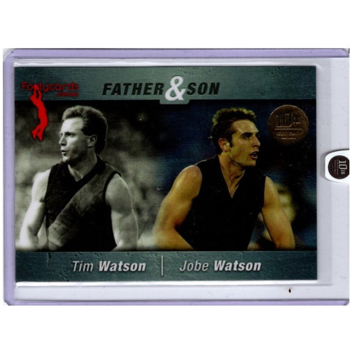 Tim & Jobe Watson, Father & Sun, 2012 Top Prospects 10th Anniversary