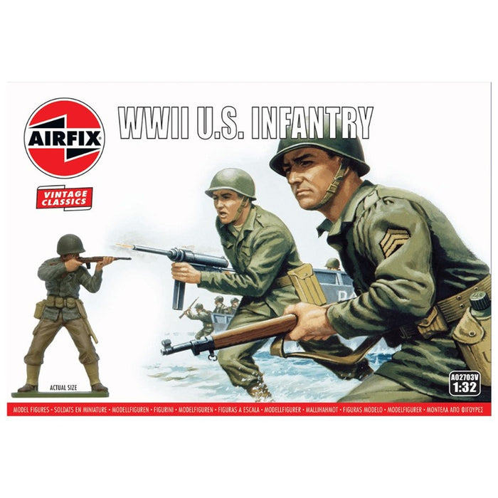 AIRFIX WWII U.S. INFANTRY 1:32 Scale Model Kit