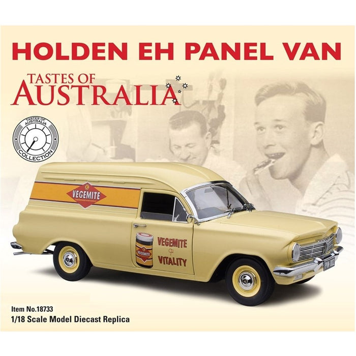 Classic Carlectables VEGEMITE - Tastes of Australia, Holden EH Panel Van, 1:18 Diecast Model Car
