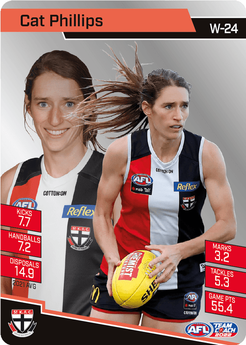 2022 Teamcoach Silver Parallel - Cards 201 to 220 & AFLW - Pick Your Card