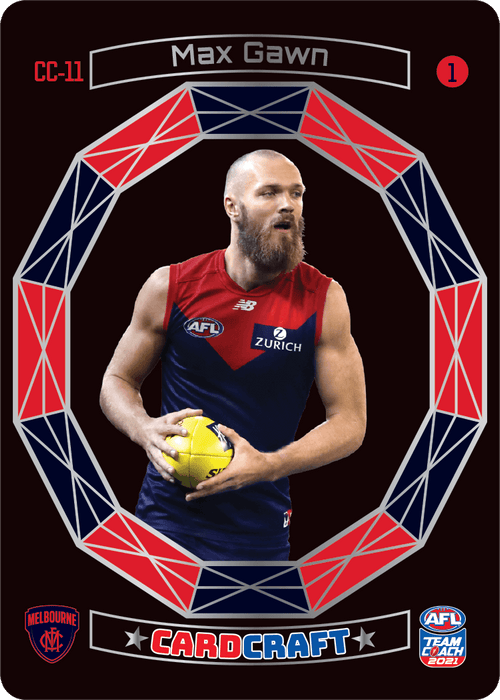 Max Gawn, #1, Craft Card, 2021 Teamcoach AFL