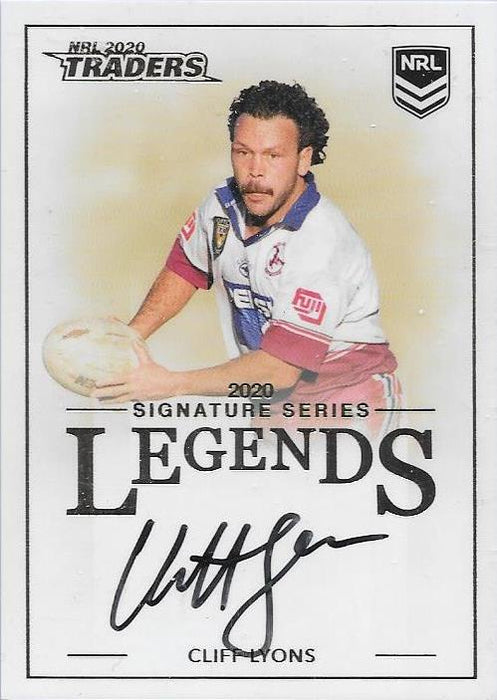 Cliff Lyons, Legends Signature Series, 2020 TLA Traders NRL 008/208