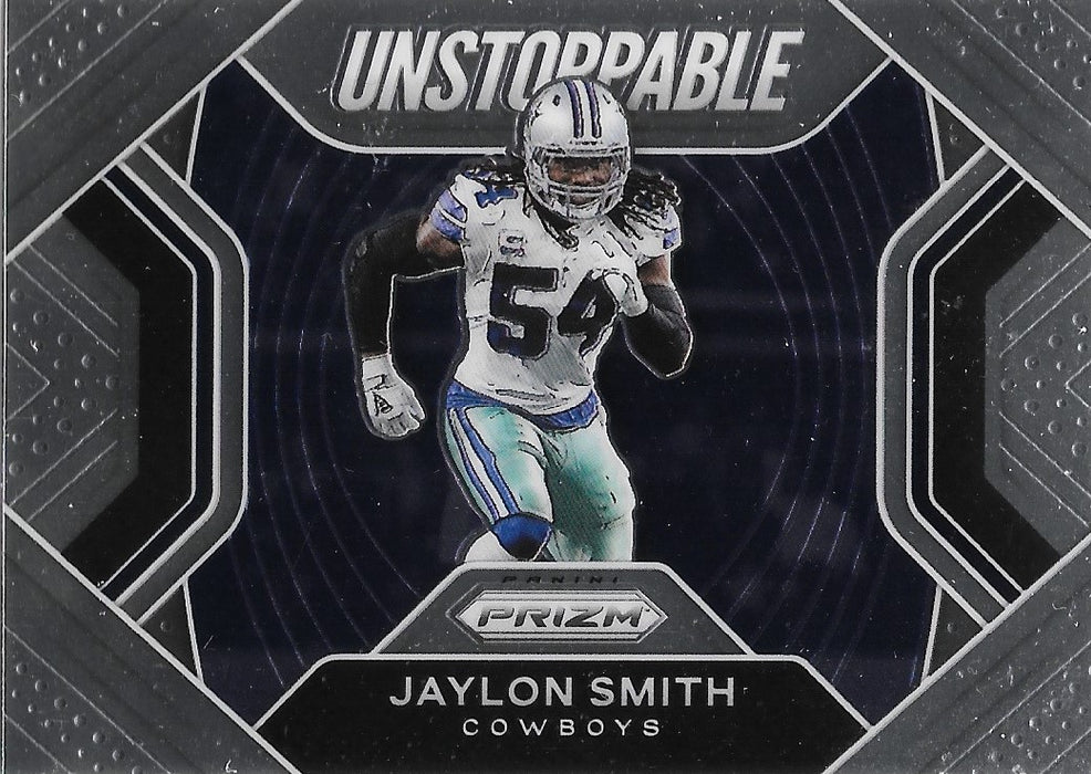 Jaylon Smith, Unstoppable, 2020 Panini Prizm Football NFL