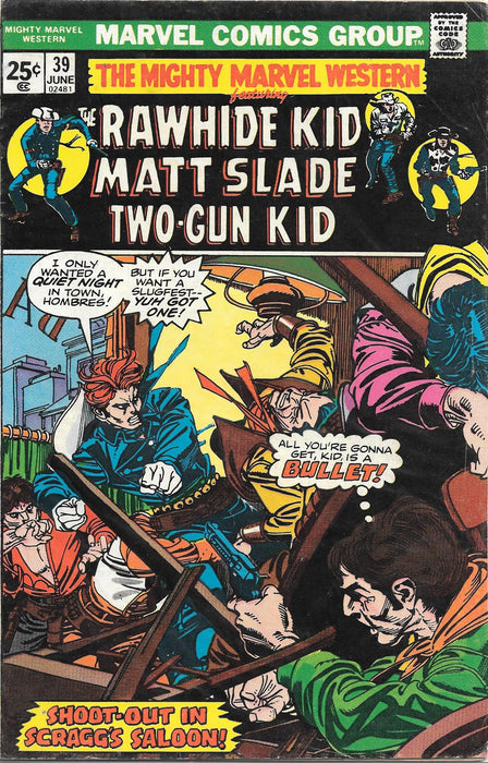 The Rawhide Kid Matt Slade Two-Gun Kid #39 Comic