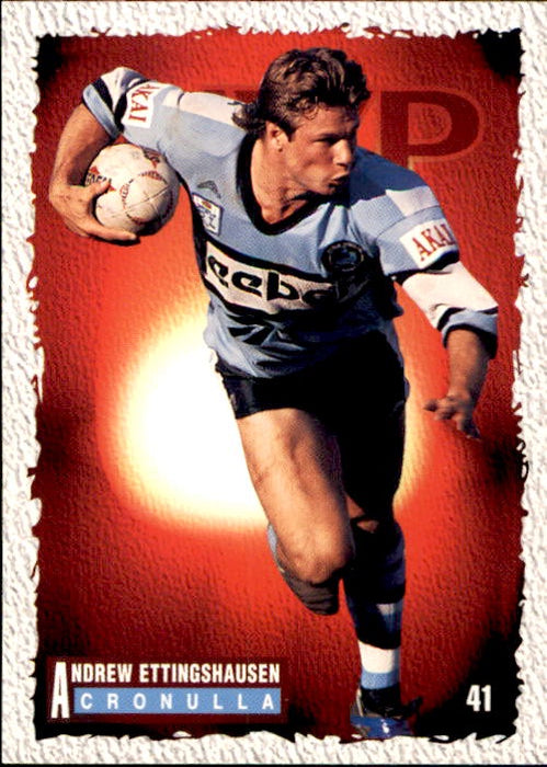 Andrew Ettingshausen, #41, 1995 Dynamic Rugby League Series 1 NRL