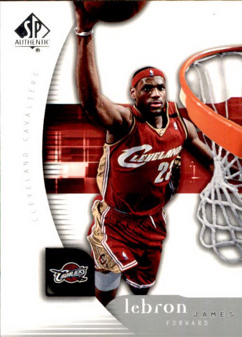 Lebron James, 2005-06 Upper Deck SP Authentic Basketball NBA