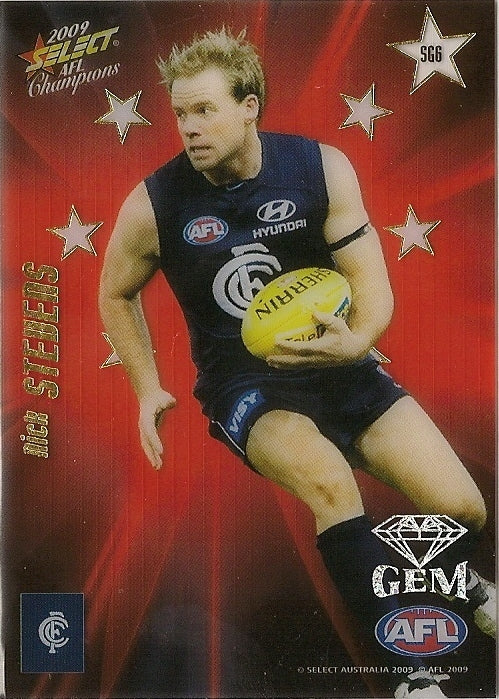 Nick Stevens, Red Gem, 2009 Select AFL Champions