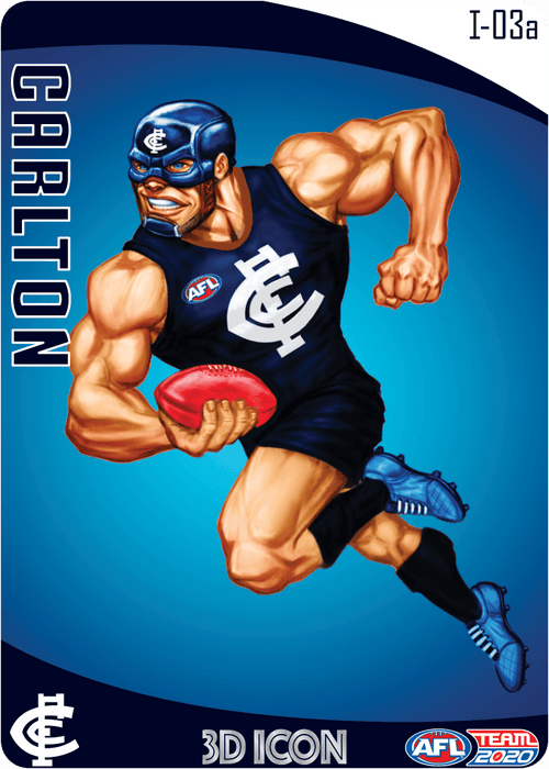 Carlton Blues Mascot, 3D Icon, 2020 Teamcoach AFL