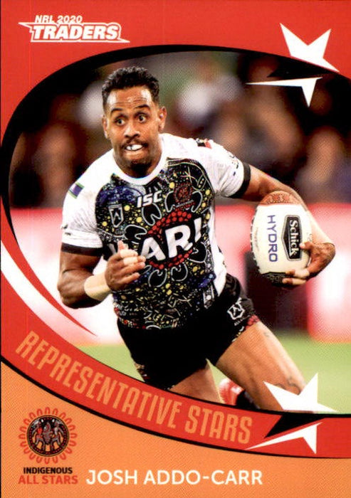 RS37 Josh Addo-Carr, Representative Stars, 2020 TLA Traders NRL