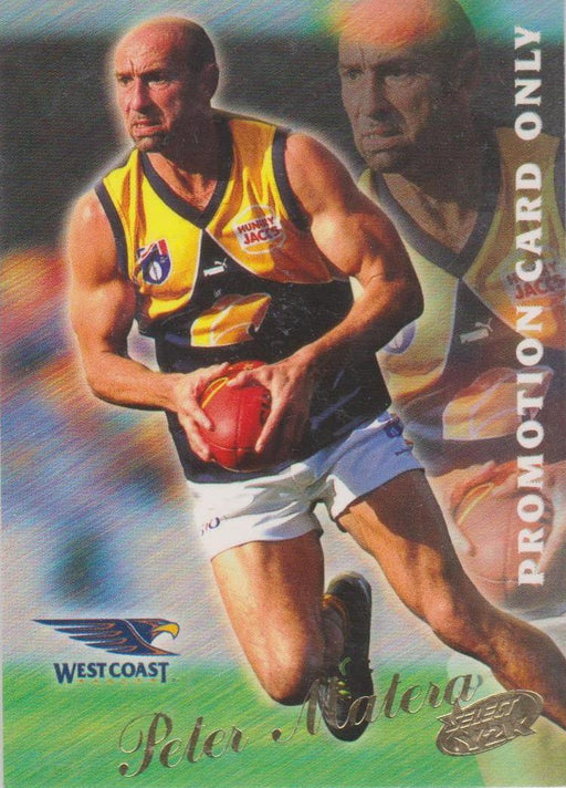 Peter Matera, Promo card, 2000 Select AFL Y2K