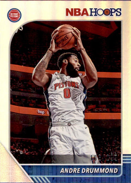 Andre Drummond, Silver Parallel, 2019-20 Panini Hoops Basketball NBA