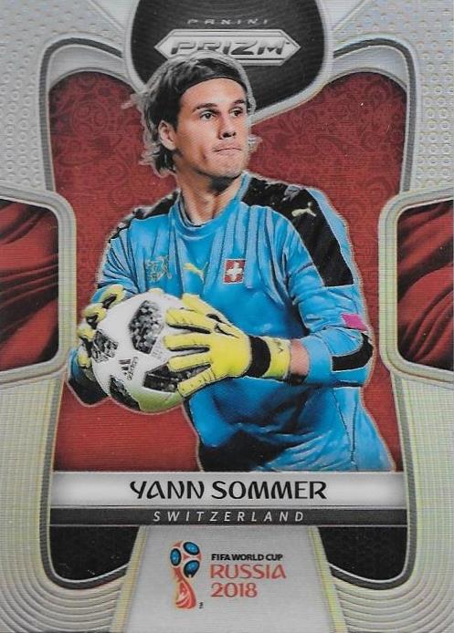Yann Sommer, Silver Refractor, 2018 Panini Prizm World Cup Soccer