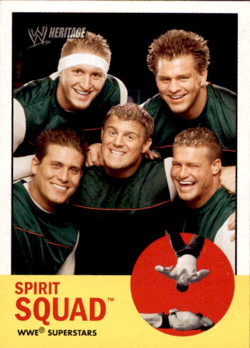Spirit Squad, Dolph Ziggler RC, 2006 Topps Heritage II, WWE Wrestling