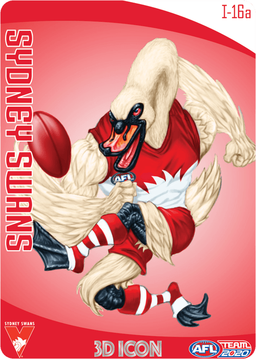 Sydney Swans Mascot, 3D Icon, 2020 Teamcoach AFL