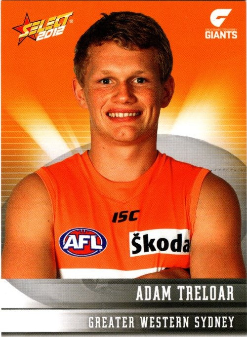 Adam Treloar, Rookie Card, 2012 Select AFL Champions