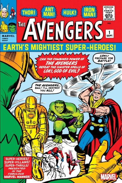 The Avengers, Vol. 1, #1 Facsimile Comic, Origin & 1st team app. The Avengers