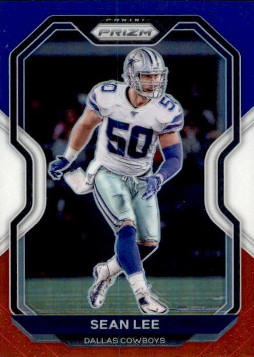 Sean Lee, Red White Blue Prizm, 2020 Panini Prizm Football NFL