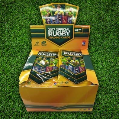 2017 Tap'n'play Official ARU Rugby, Sealed Box of Cards