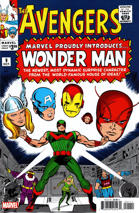 The Avengers, #9 Facsimile Comic, 1st app. Wonder Man (Simon Williams)