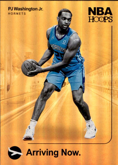 PJ Washington Jr, Gold Arriving Now, 2019-20 Panini Hoops Basketball NBA