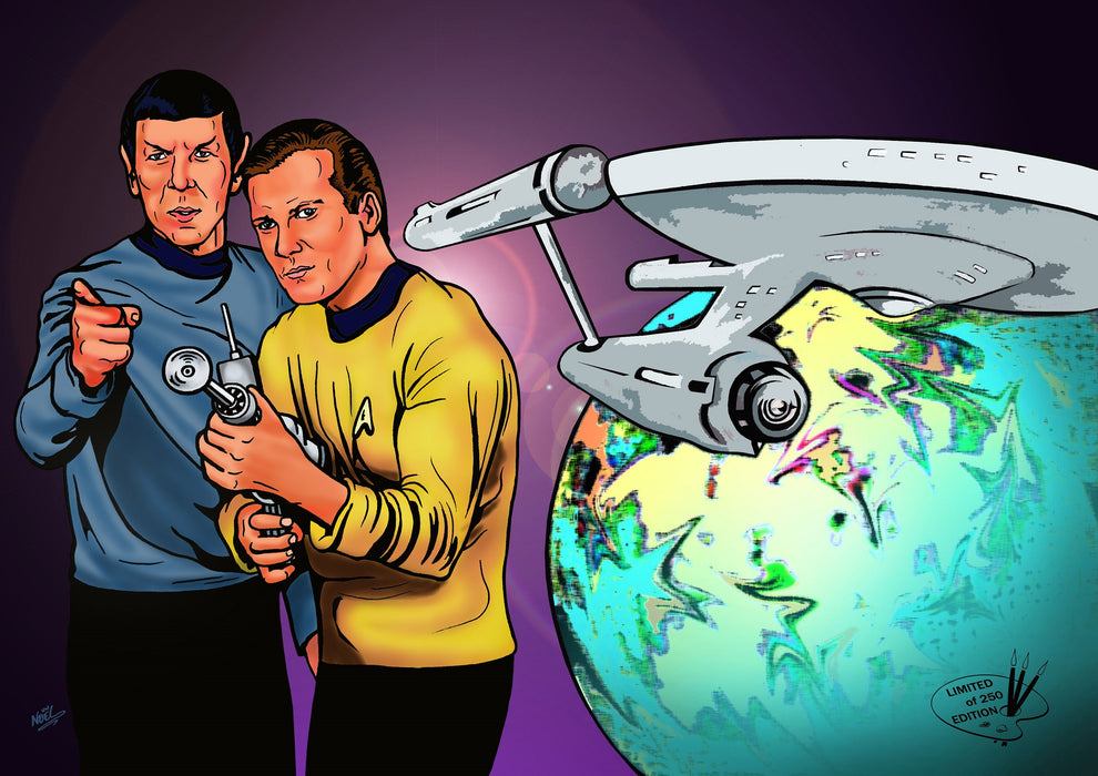 Star Trek Enterprise, A3 Print by NOEL