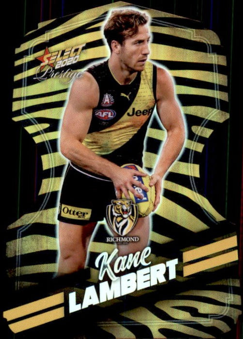 Kane Lambert, Zebra Diecut, 2020 Select AFL PRESTIGE Footy Stars