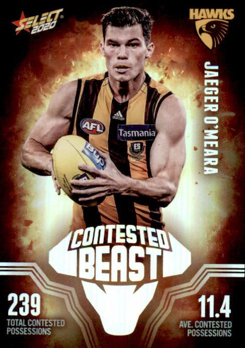 Jaeger O'Meara, Contested Beasts, 2020 Select AFL Footy Stars