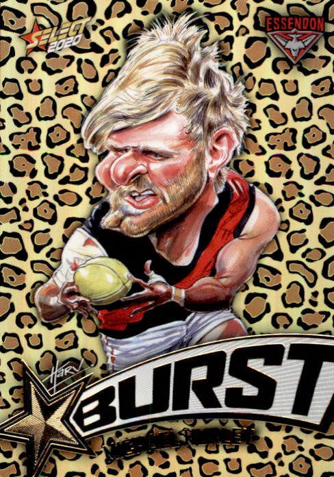 Michael Hurley, Leopard Starburst, 2020 Select AFL Footy Stars