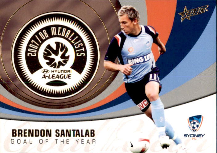 Brendon Santalab, Medallists, 2008 Select A-League Soccer
