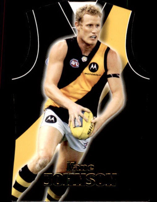 Kane Johnson, Guernsey Die-Cut, 2006 Select AFL Champions