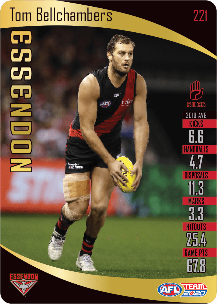 Tom Bellchambers, Gold, 2020 Teamcoach AFL