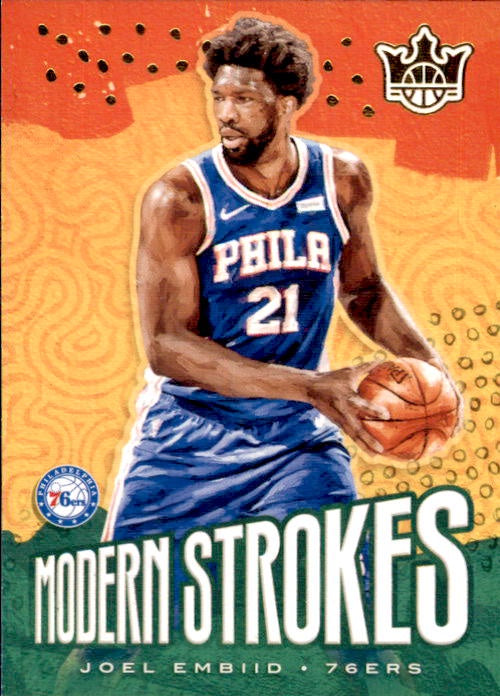 Joel Embiid, Modern Strokes, 2019-20 Panini Court Kings Basketball NBA