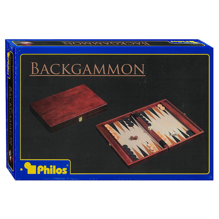 BACKGAMMON, 14" Folding Wood