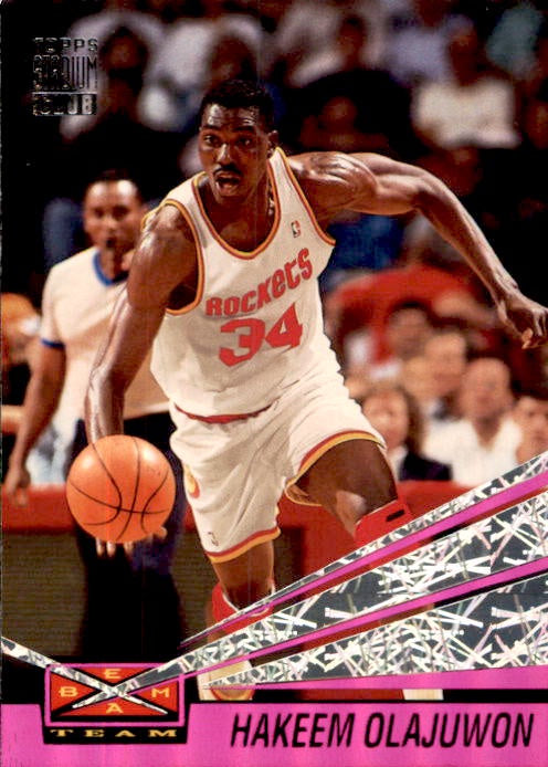 Hakeem Olajuwon, Beam Team, 1993-94 Topps Stadium Club Basketball NBA